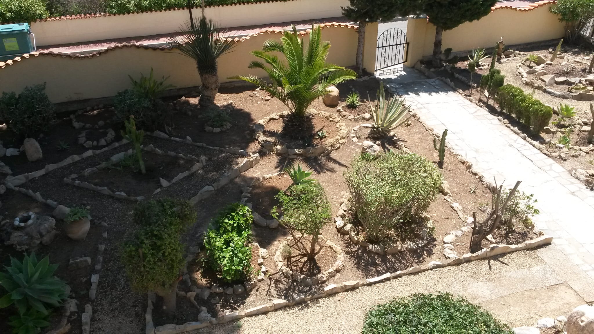 Garten von oben